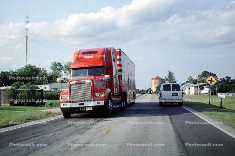 Freightliner, near Wilmington North Carolina, Cape Fear, Semi-trailer truck, Semi