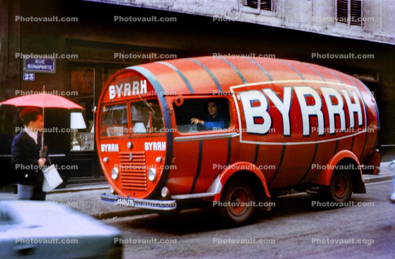 BYRRH, Barrel, Delivery, artistic vehicle