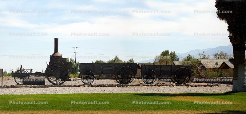 20 Mule Team, Wagon Train, Borax, Panorama