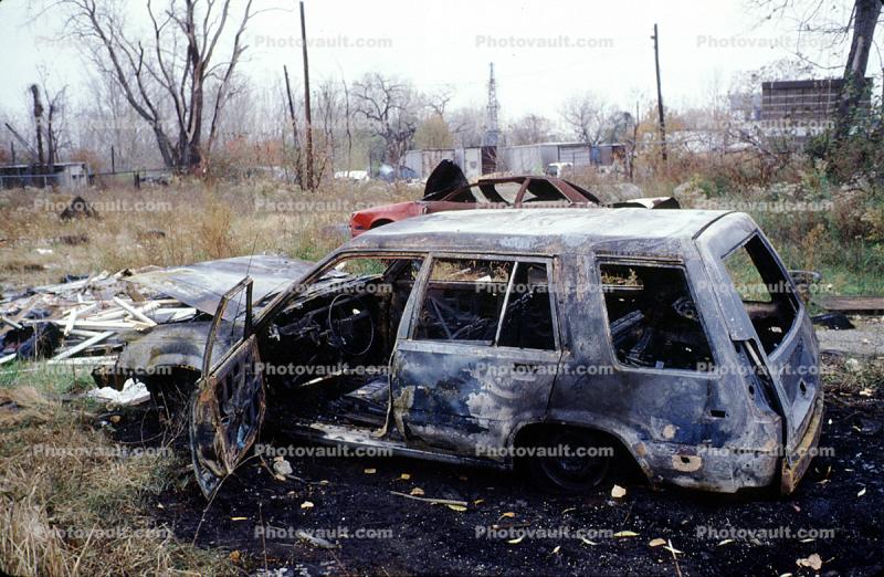Burned out Car