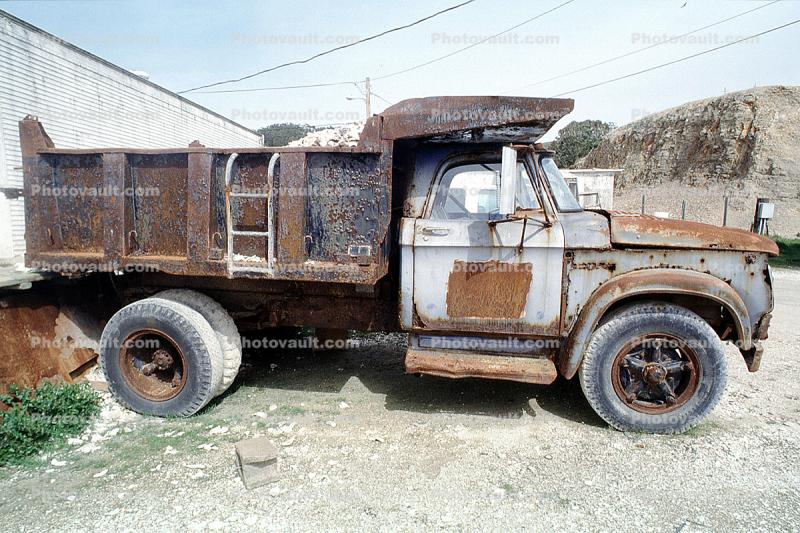 Dodge Dump Truck, rust, rusting, diesel