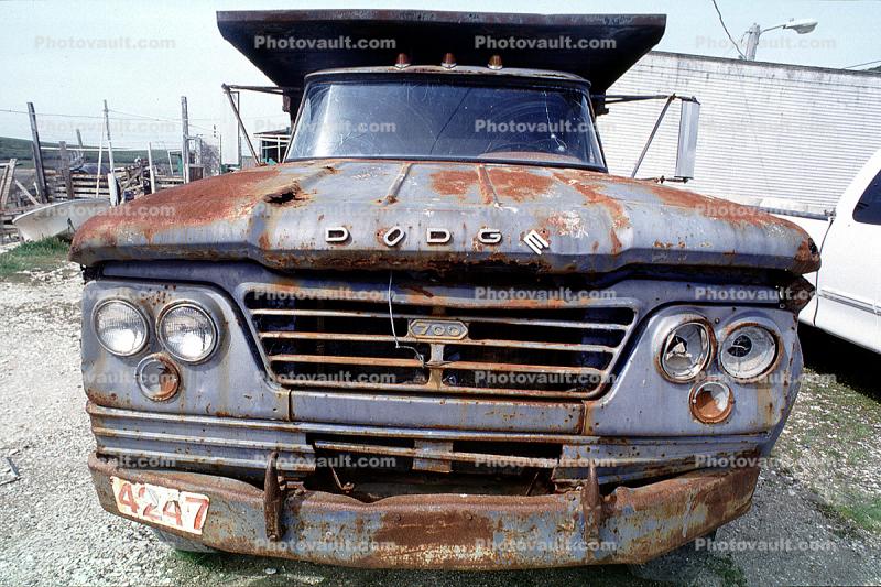 Dodge Dump Truck, rust, rusting, diesel