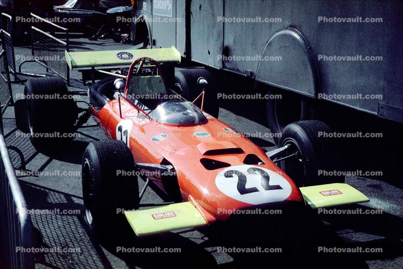 Race Car 22, wings, Brands Hatch, Kent, England, September 28, 1969, 1960s