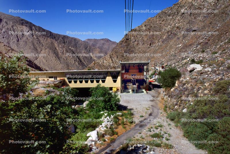 Valley Station, Terminus, building, Palm Springs Aerial Tramway, June 1987