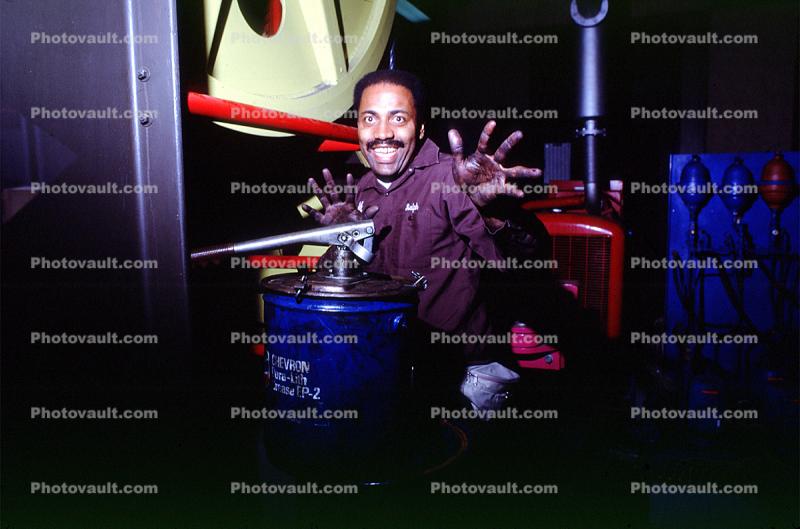 Worker at Memphis Tram, 1993