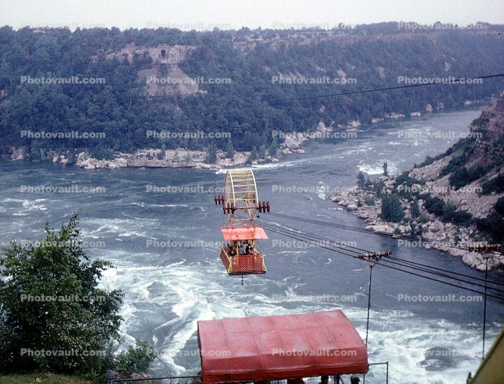 Aerial Tram at Niagara Falls, Saint Lawrence River, July 1974, 1970s