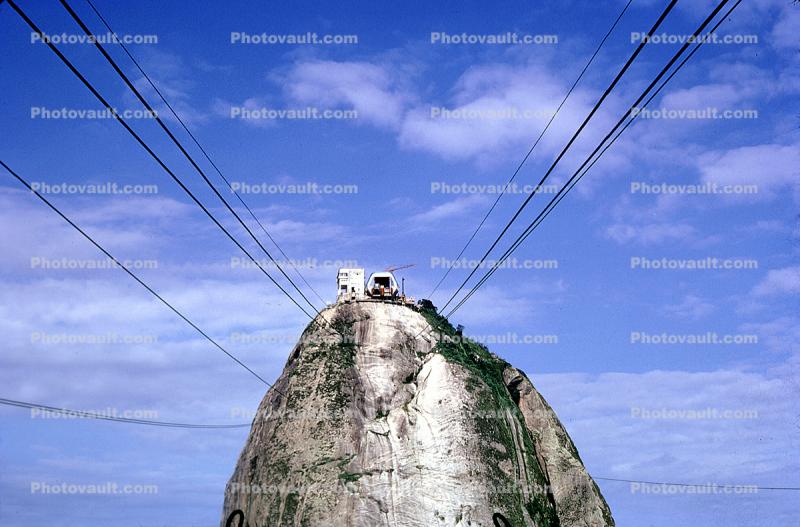 Sugarloaf Cable Car, Rio De Janeiro, January 1974, 1970s, Cableway