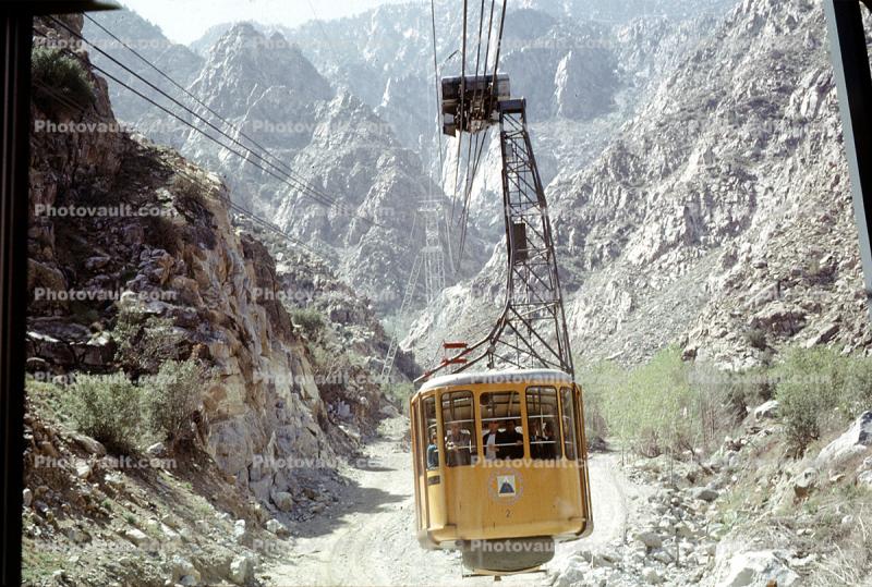 Aerial-tram car, Palm Springs Aerial Tramway, 1964