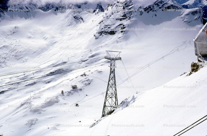 Zuqspitze, Germany, 1970, Snow, Tower