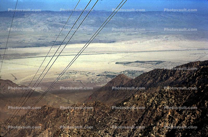 Palm Springs Aerial Tramway, valley, 1950s