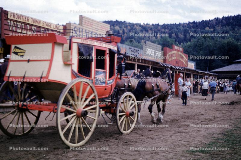 Stage Coach,  Frontier Town, Shroon Lake, NY, 1954, 1950s