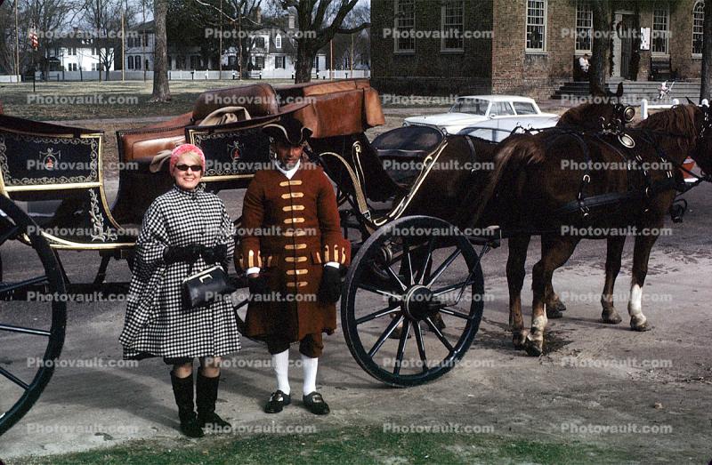 Woman, colonial, Car, Vehicle, Automobile, 1964, 1960s