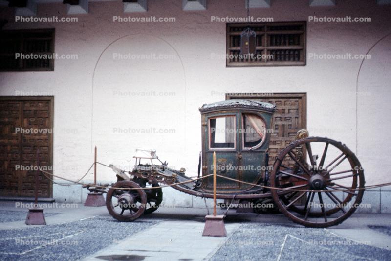Old Chariot, Wheels, Carriage, Lima, Peru