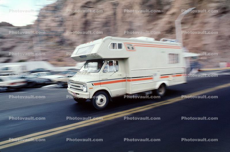 Dodge Van Camper, Hoover Dam, Nevada