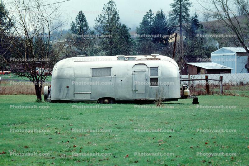 Airstream trailer, near Winston Oregon