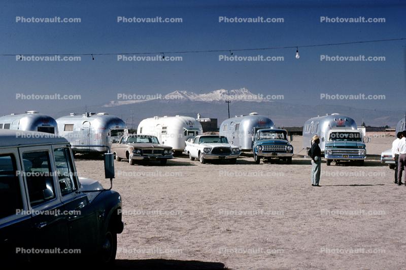 Airstream Trailers Caravan, Aluminum, Caravan, Car, Vehicle, Automobile, April 1965, 1960s