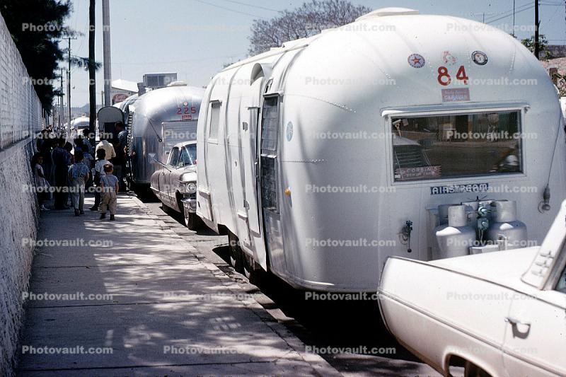 Caravan, Airstream Trailers, Mexico, April 1965, 1960s