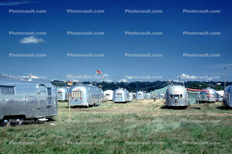 Airstream Trailers, Caravan, Aluminum, July 1962, 1960s
