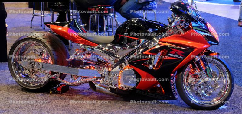 Suzuki GSX Motorcycle, CES Convention 2016, Consumer Electronics Show, tradeshow