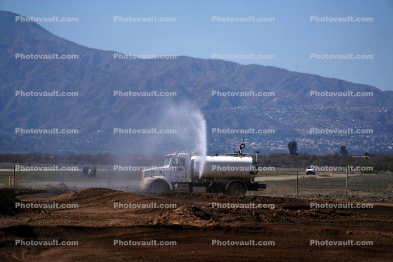 Watering Down the Motocross Track, Motor Sports Track