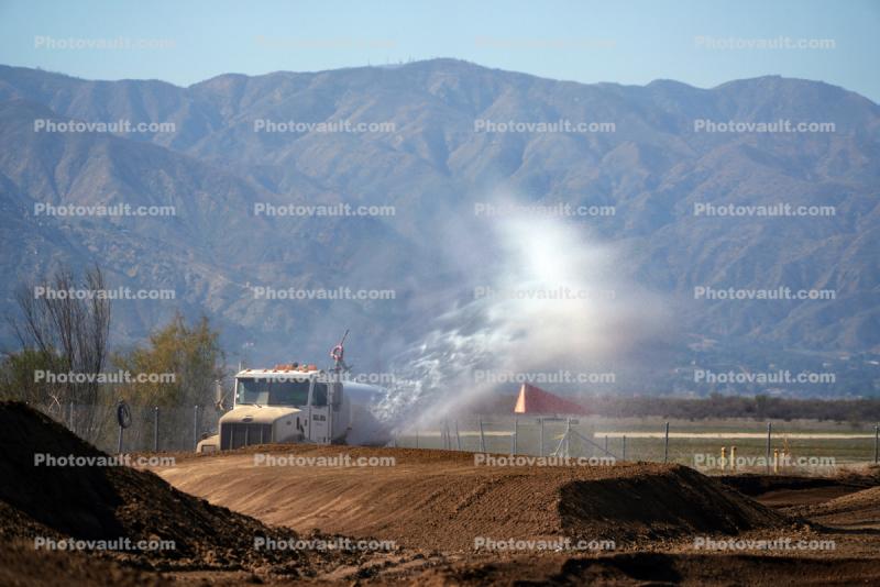 Watering Down the Motocross Track, Motor Sports Track