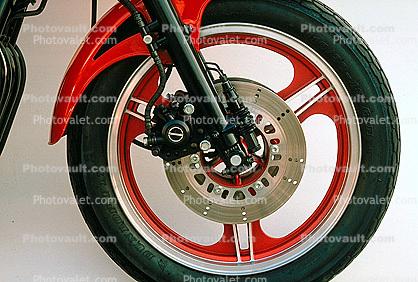 Kawasaki, Disk Brake, metal, round, circular, tire, circle