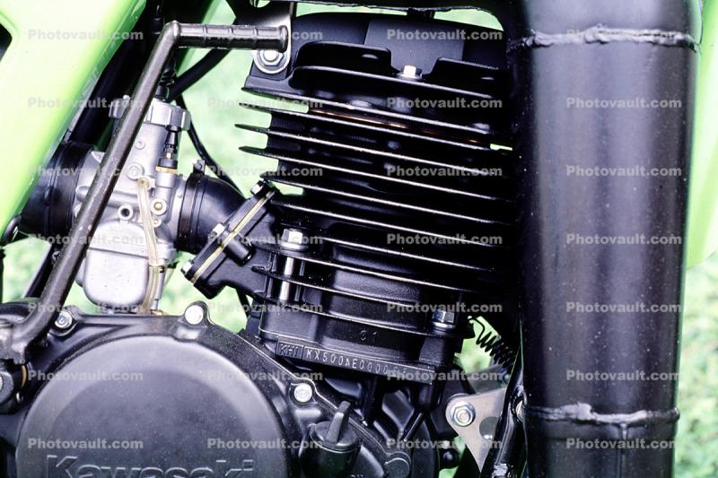Kawasaki, Motor, Engine, Cooling Blades, Cylinder