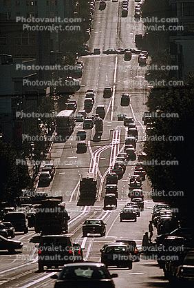 California Street, Nob Hill, Cars, Automobiles , Vehicles