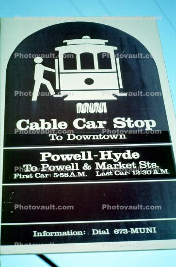 Cable Car Stop to Downtown, Powell-Hyde