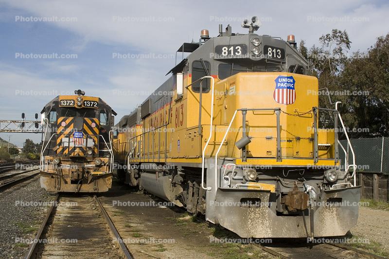 UP 813, Rio Grande UP 1372, EMD GP38-2 diesel locomotive