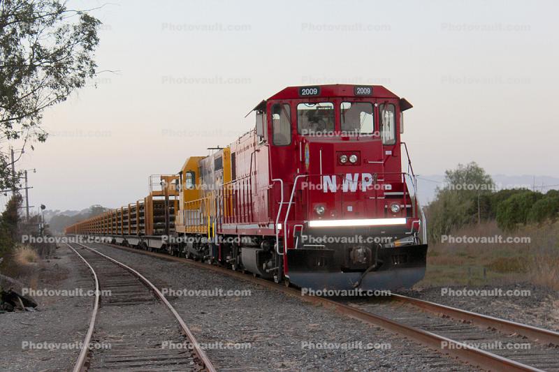 NWP 2009, RailPower RP20BD, Northwestern Pacific, Marin County, California
