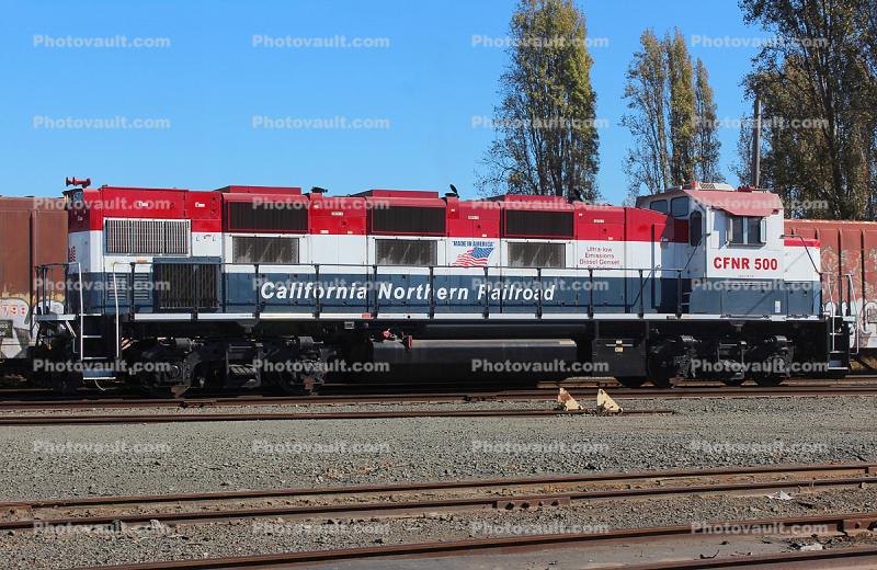 CFNR 500, NRE 3GS21B, California Northern Railroad, Napa