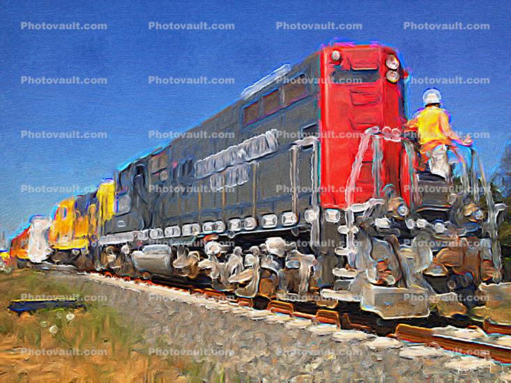 Southern Pacific Diesel Engine