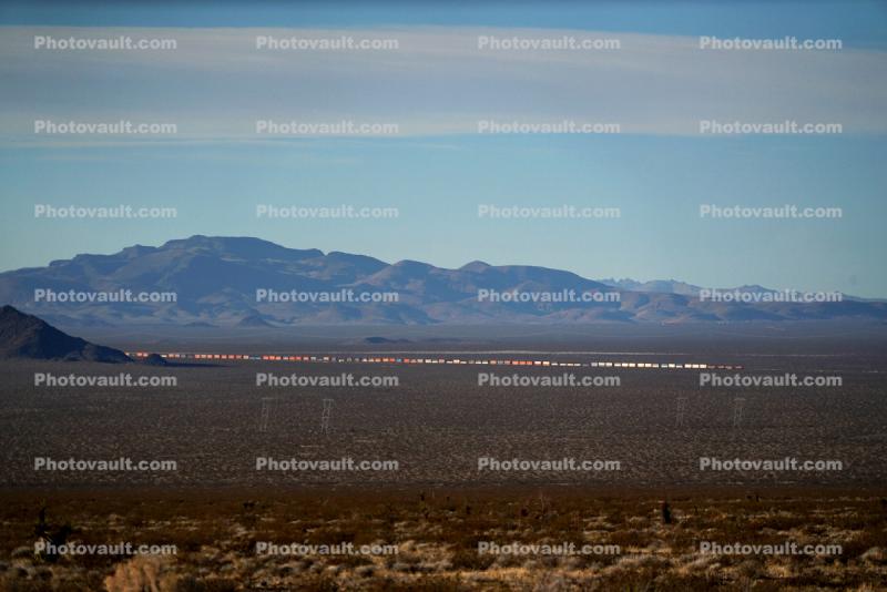 Union Pacific Freight Train, Mohave Desert, 16 January 2020