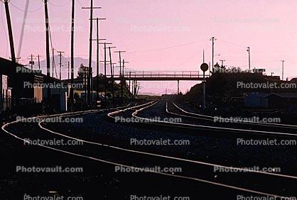 Rail Curve, Pinole, California, 4 April 1987