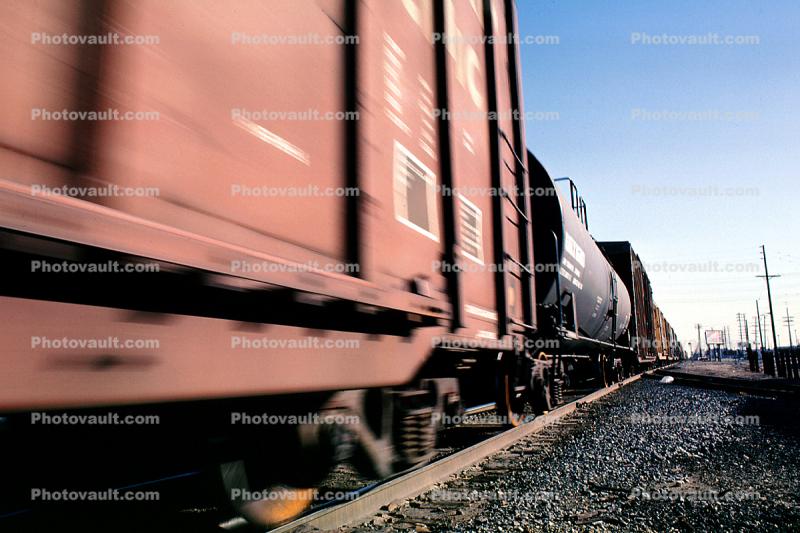 Rail Wheels, Rail Trucks, box car, oil car, 12 February 1988