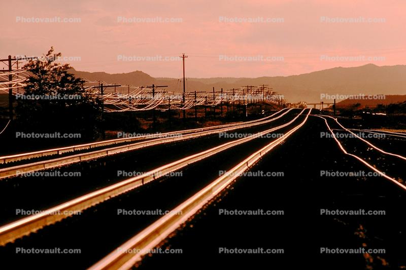 Railroad Tracks, Gallup NM, 3 June 1989