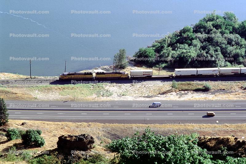 Columbia River, Oregon, Railroad Tracks, Union Pacific