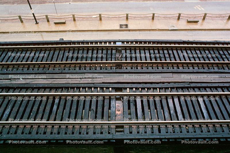 Railroad Tracks in Saint Louis Waterfront, 20 October 1993