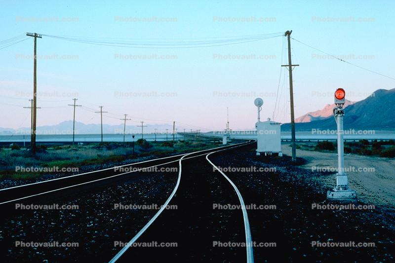 Rail Split, signal, Black Rock Desert, Gerlach, Nevada