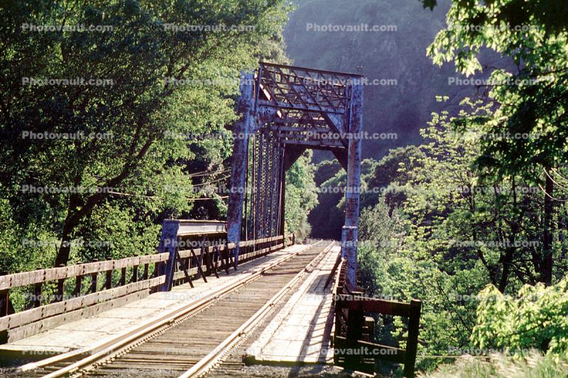 trestle bridge, Niles Canyon Railway, Alameda County