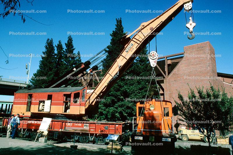 Crane, Southern Pacific Wrecking Crane, SPMW 7070
