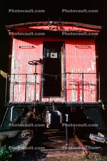 Great Northern Caboose, Solano County, 12 March 2000