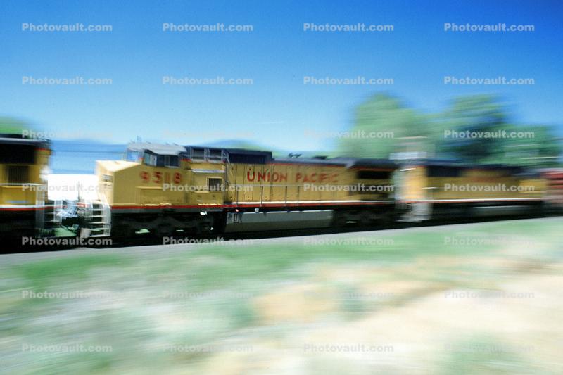UP 9518, Union Pacific, Diesel Electric Locomotive, Klamath Lake