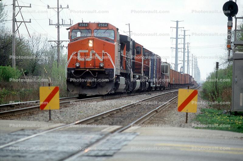 CN 2564, MLW M420W, Diesel electric locomotive, Canadian National Railways