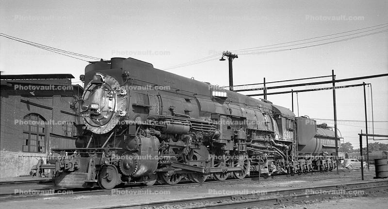 Southern Pacific, SP 4310, Mountain Class Mt-1 4-8-2, Skyline Casing, 1950s