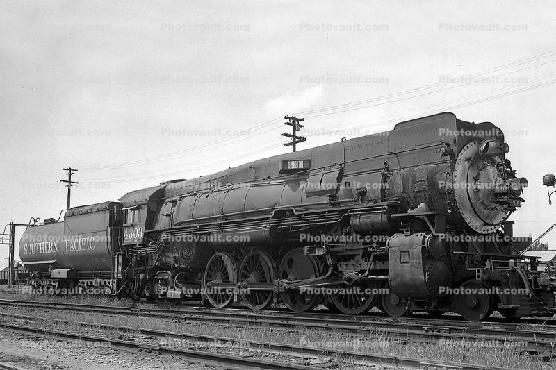Southern Pacific, SP 4303, Mountain Class Mt-1, 4-8-2, Skyline Casing, 1950s