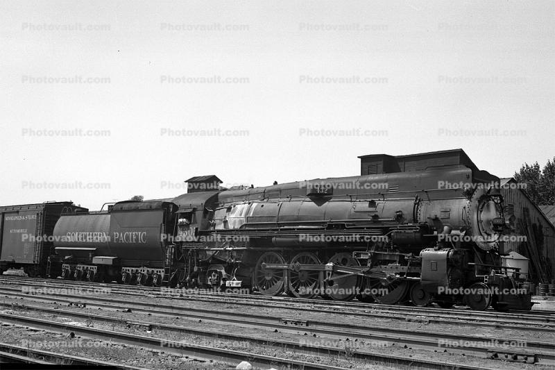 Southern Pacific, SP 4305, Mountain Class Mt-1, 4-8-2, Skyline Casing, 1950s