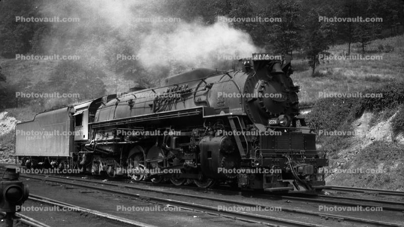 Chesapeake & Ohio 2776, Chesapeake & Ohio 2-8-4 "Berkshire" Type Locomotive, K-4 class, ALCO, 1950s