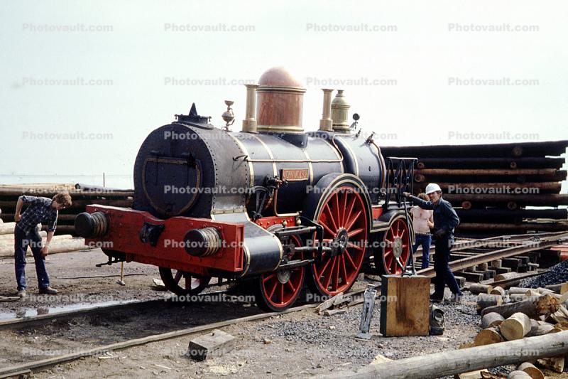 John Molson Propane Burning Steam Locomotive, 2-2-2 , CRM, Canadian Railway Museum